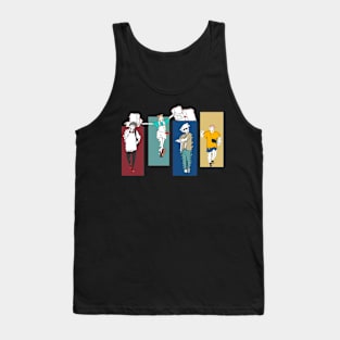 Jujutsu kaisen,gojo,megumi,yuji,nobara Tank Top